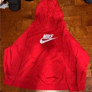 Nike Bold Red Pullover Hoodie